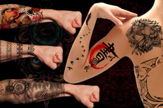 design a professional tattoo for you