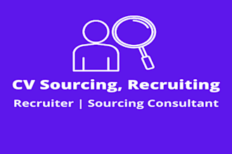 do CV sourcing, recruiting using linkedin recruiter