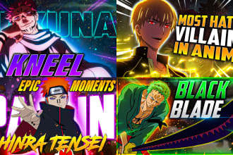 do eye catchy anime youtube thumbnail