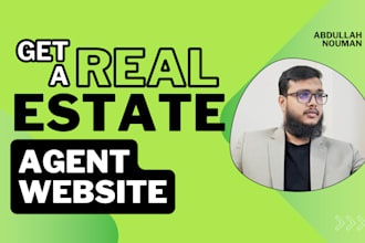 create a modern real estate agent website, local SEO optimized