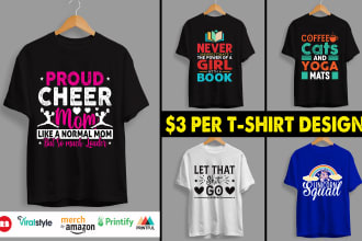 create custom trendy typography t shirt design retro vintage and merch t shirts