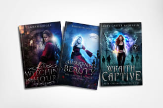 design fantasy book cover or kindle ebook cover design