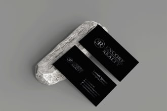 create modern luxury business card