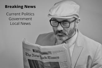 assist on writing content about current affairs and news