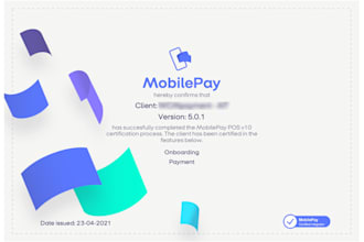 integrate mobilepay dk payment solution
