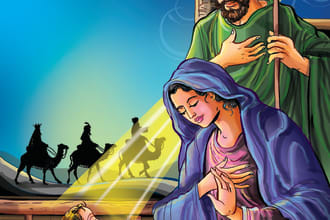 illustrate greeting card for christmas and any purposes