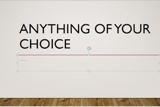create a powerpoint for you