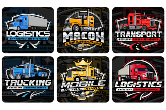 design a trucking, transport and logistics logo