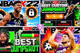 deliver a professional nba2k thumbnail