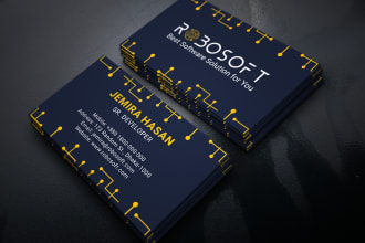 design professional and creative business card for you