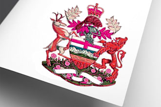 marvelous coat of arms family crest heraldic logo design