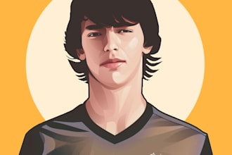 draw portrait illustration from photo
