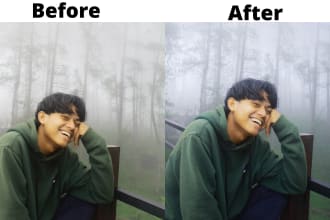 edit and retouch your image for social media, headshot, CV