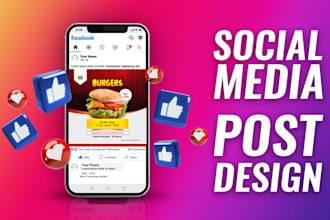 design eye catching social media posts and banners