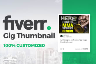 design a professional gig image, thumbnail, cover