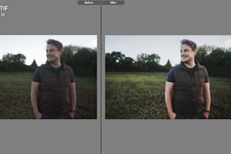 edit your wedding images professionally in lightroom