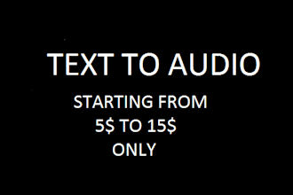 text to voice in 4 languges with male and female