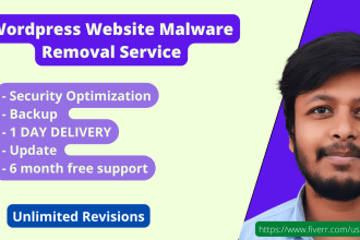 fix wordpress hacked site and remove malware from the site