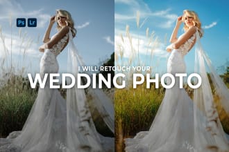 do wedding photo editing and lightroom photo editing