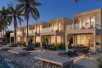render 3d images and design the exterior, interior