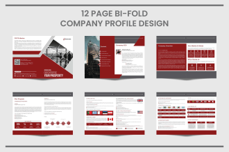 do a smart and creative brochure, report and profile for you