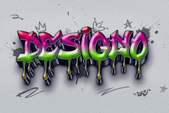 design hand lettering typography graffiti logo or shirt