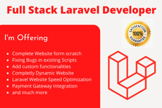 develop and optimize any laravel application