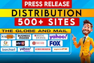 do press release distribution , write press release and submit press release
