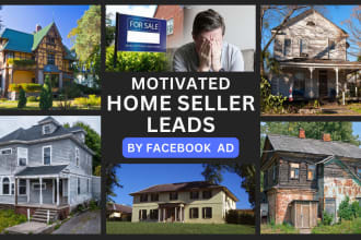 generate motivated home seller leads through facebook ads
