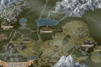 create your fantasy map, worldmap, battlemap for dnd etc
