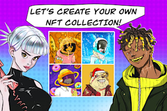 create unique nft art and generate full collection with metadata