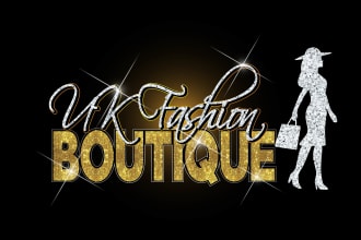 design fashion,boutique,clothing and hair extension logo