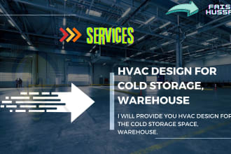 do hvac design for cold storage, warehouses