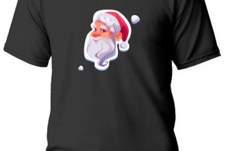 do a christmas tshirt with santa claus,