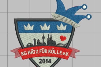 digitize unique embroidery logo for you