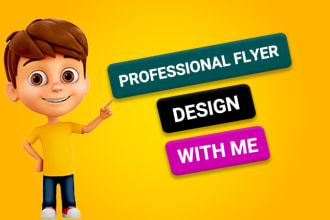 design an awesome professional corporate business flyer