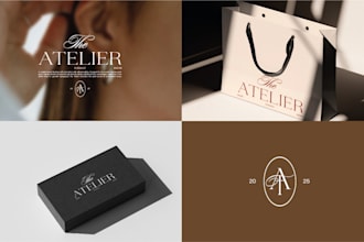 design modern, minimalist logo design and brand kit