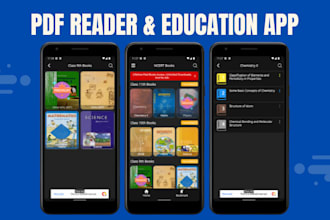 create a pdf reader education app