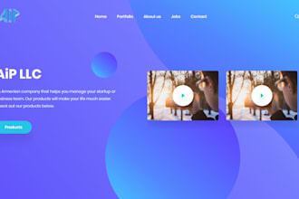 create website for your company