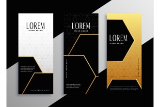 do outstanding roll up banner design, billboard design