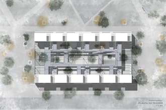 render architectural plans and drawings in photoshop
