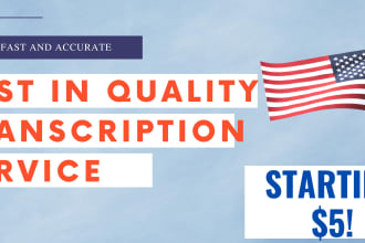 transcribe interview and transcribe audios and transcribe videos and podcasts