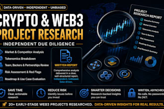 research and analyze crypto web3 and nft projects