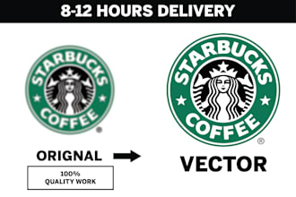 remake, resize, redo, update, modify, change, duplicate logo