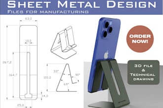 do sheet metal cad design for manufacturing