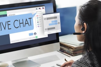be your live chat agent for customer support and queries