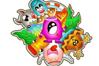 make a digital doodle art
