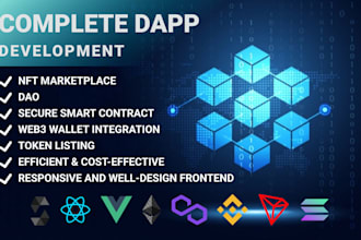 develop an nft defi dao dapp with web3 wallet integration