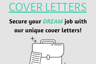 edit or write a unique cover letter