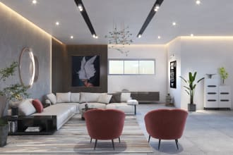 create architecture 3d home renderings and interior design with 4k renderings